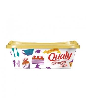 Margarina Qualy Cremosa Com Sal 250g Pot Colec