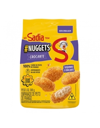Nuggets De Peito De Frango Crocante Sadia 300g