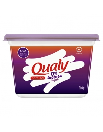 Margarina Qualy Light/Zero Lactose Com Sal 500g