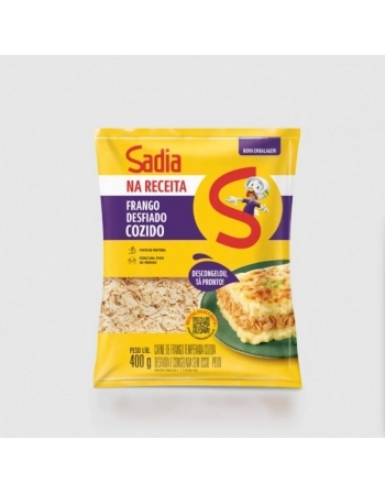 Peito De Frango Cozido Desfiado Sadia Na Receita 400g