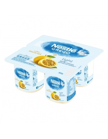 Iogurte Grego Light Maracujá Nestlé 360g