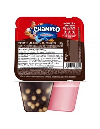 Leite Fermentado Chamyto + Cereal Chocolate 130g