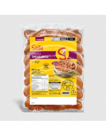 Linguiça Tipo Calabresa Defumada Sadia 5Kg