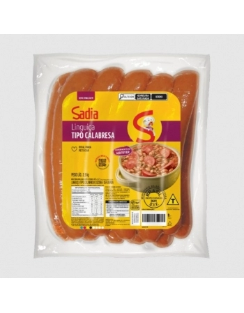 Linguiça Tipo Calabresa Defumada Sadia 2,5Kg