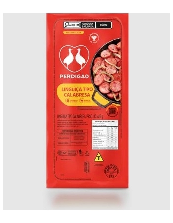 Linguiça Tipo Calabresa Defumada Perdigão 400g