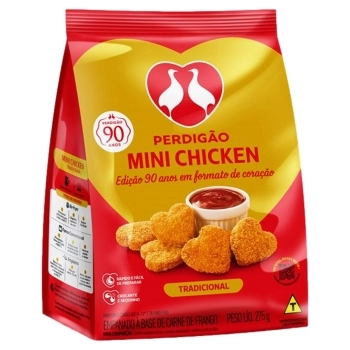Empanado De Frango Perdigão Tradicional Mini Chicken 275g